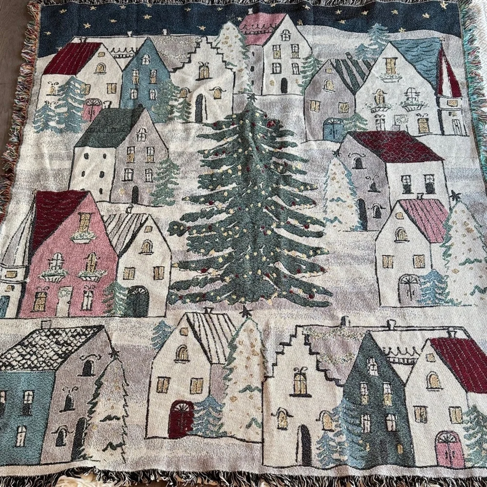 Anthropology Woven Chandler Throw Blanket 50